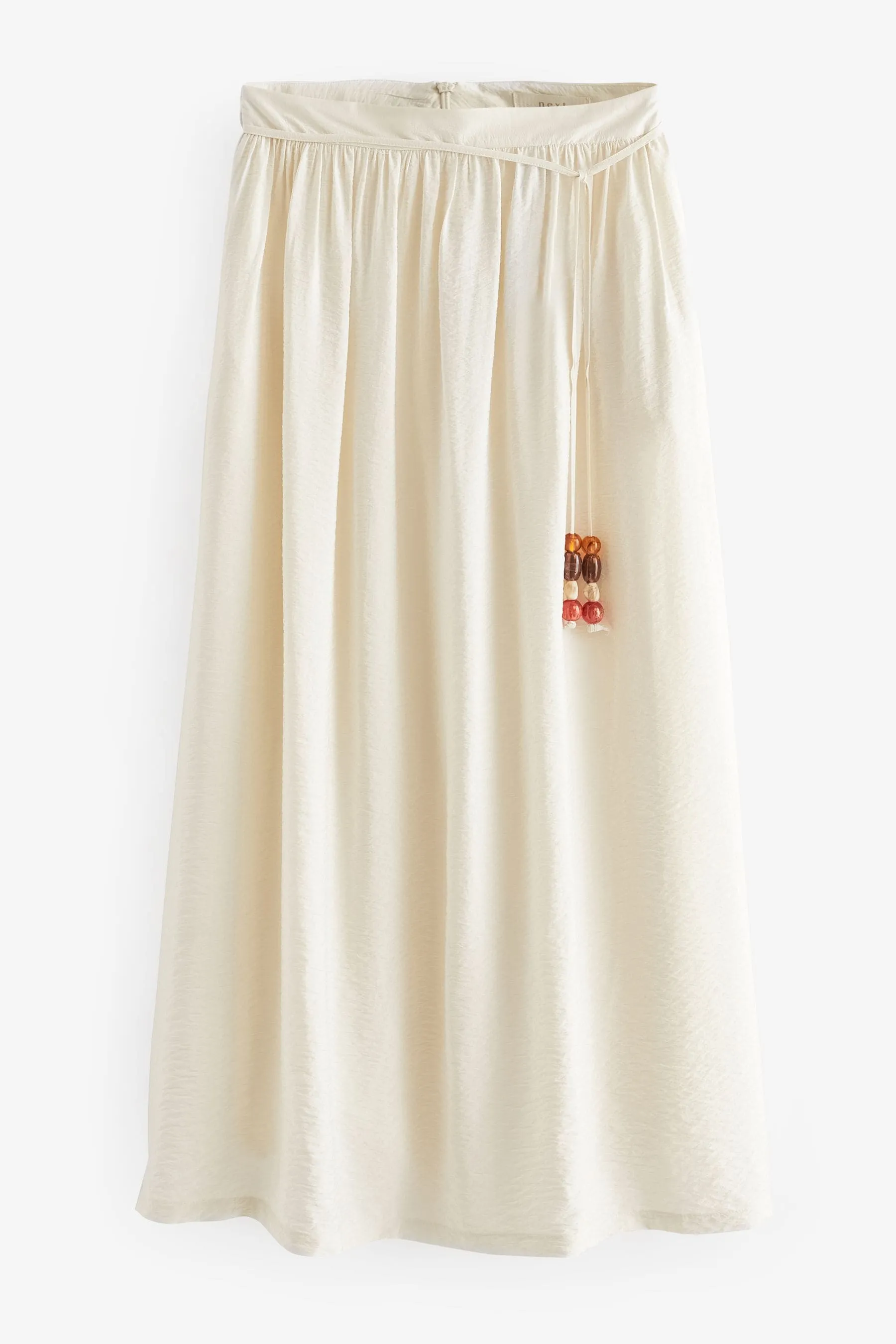 Maxi gonna testurizzata con cintura