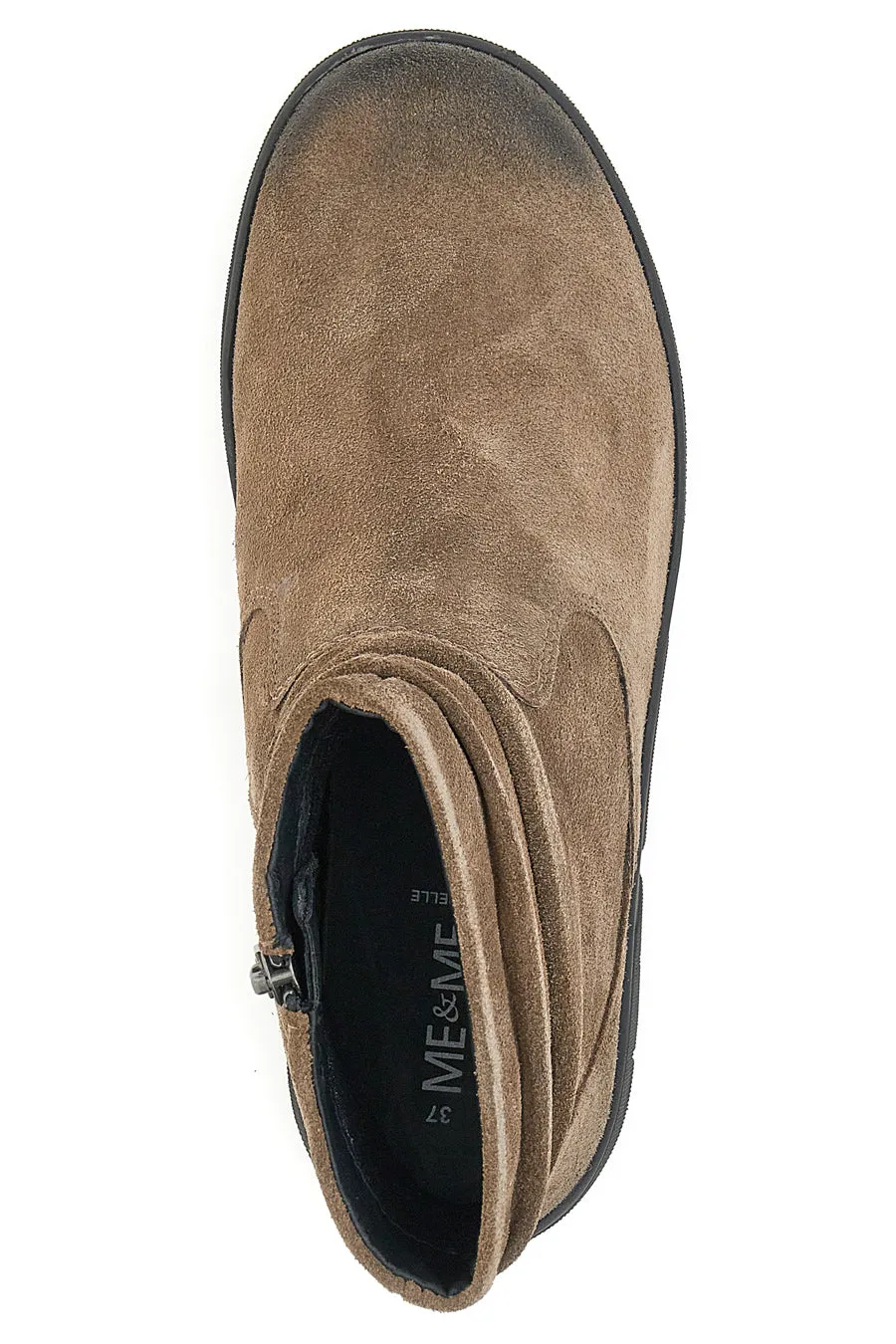   ME & ME Stivaletti in Pelle Tortora Me & Me 17801