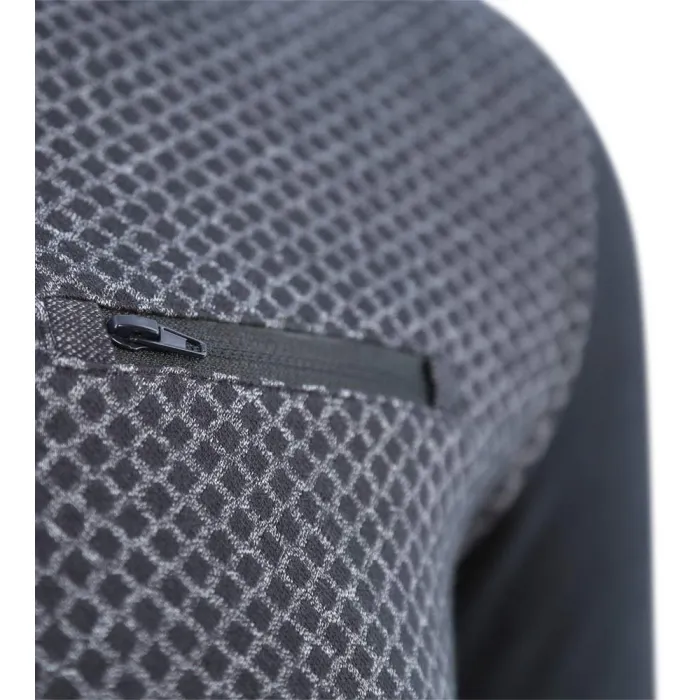 Meantime maglione da uomo a nido d'ape con cerniera sul petto Dark Green