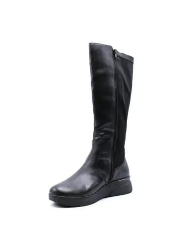 Melluso Walk stivale in pelle con zeppa  