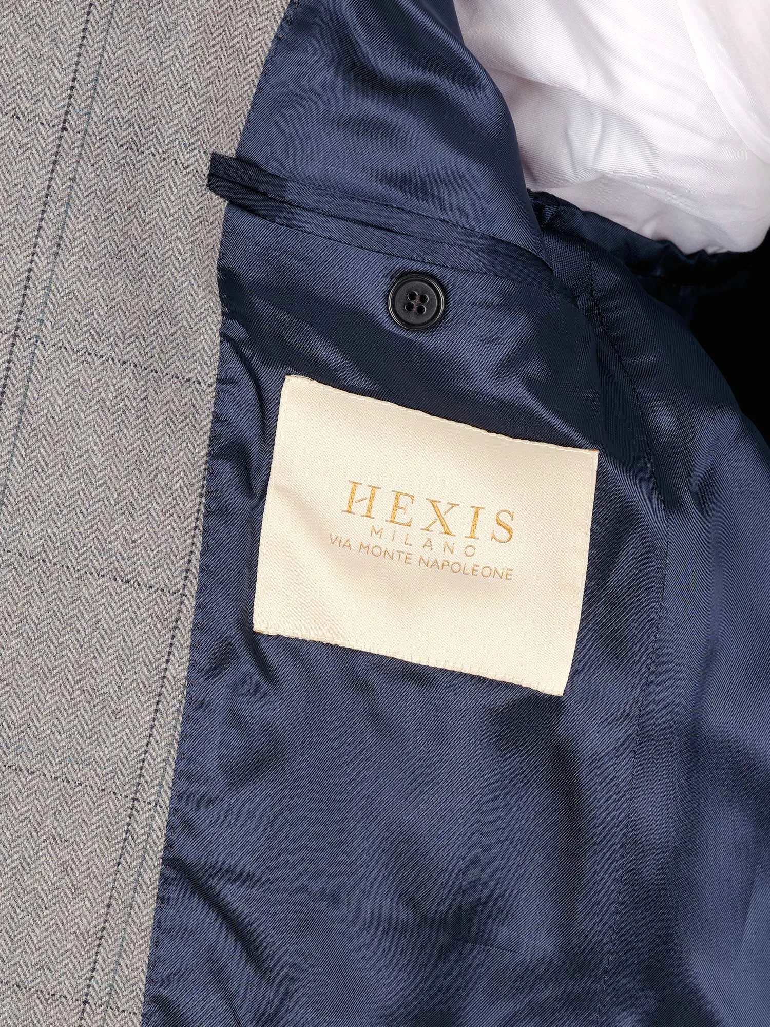 Men's Wool Jacket Single-Breasted Two-Button