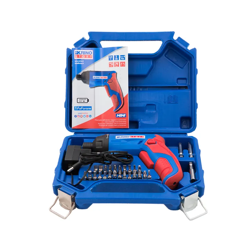 Mini Avvitatore a Batteria al Litio 3,6V 2Ah Attacco 1/4 Soft Grip