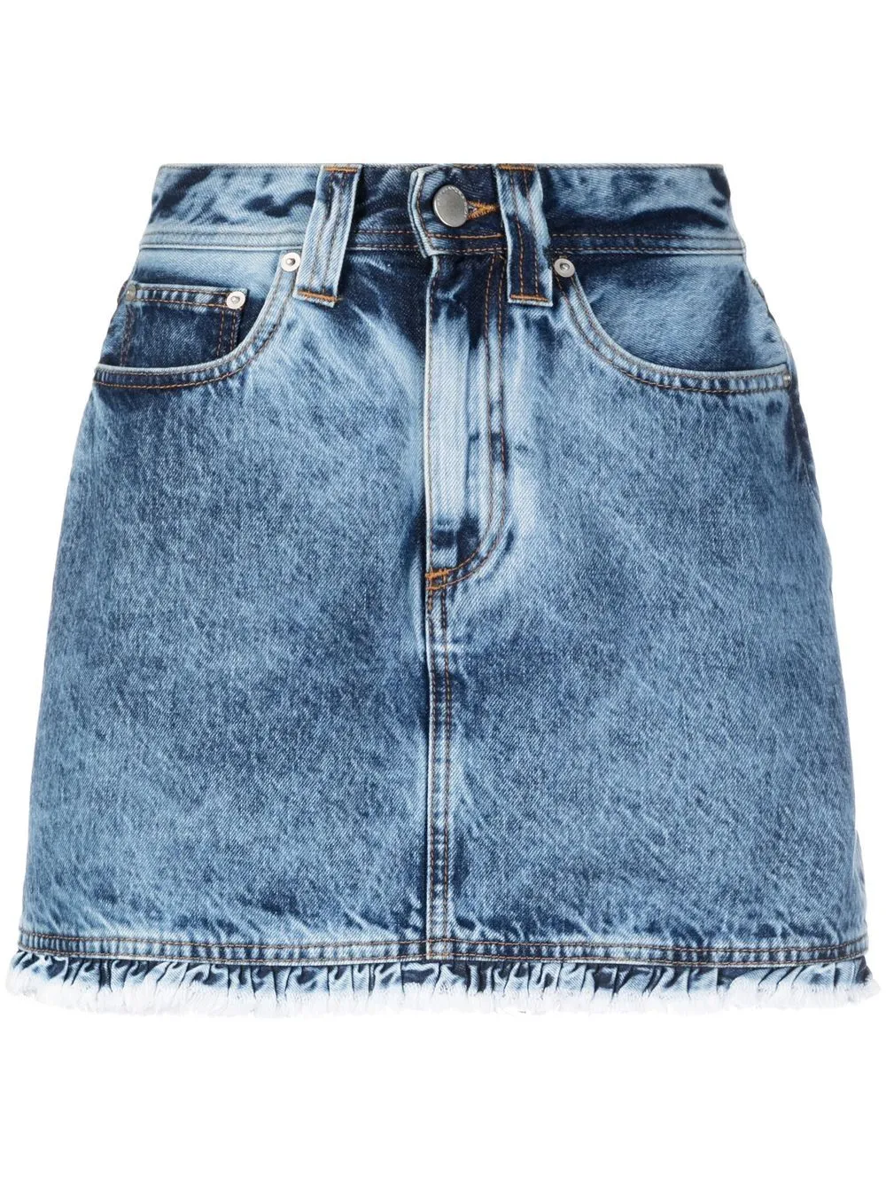 Mini gonna in denim-donna