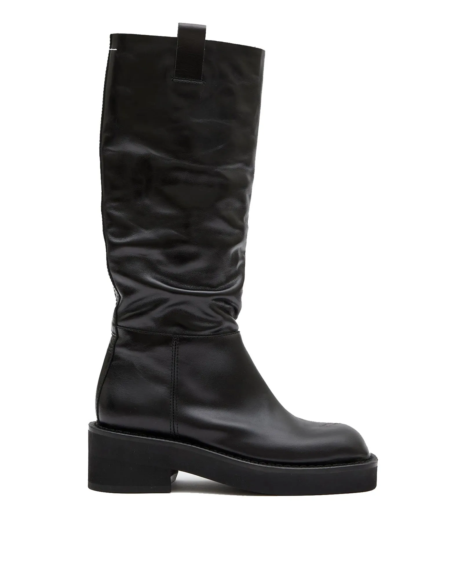 MM6 MAISON MARGIELA Stivale in Vitello Spazzolato