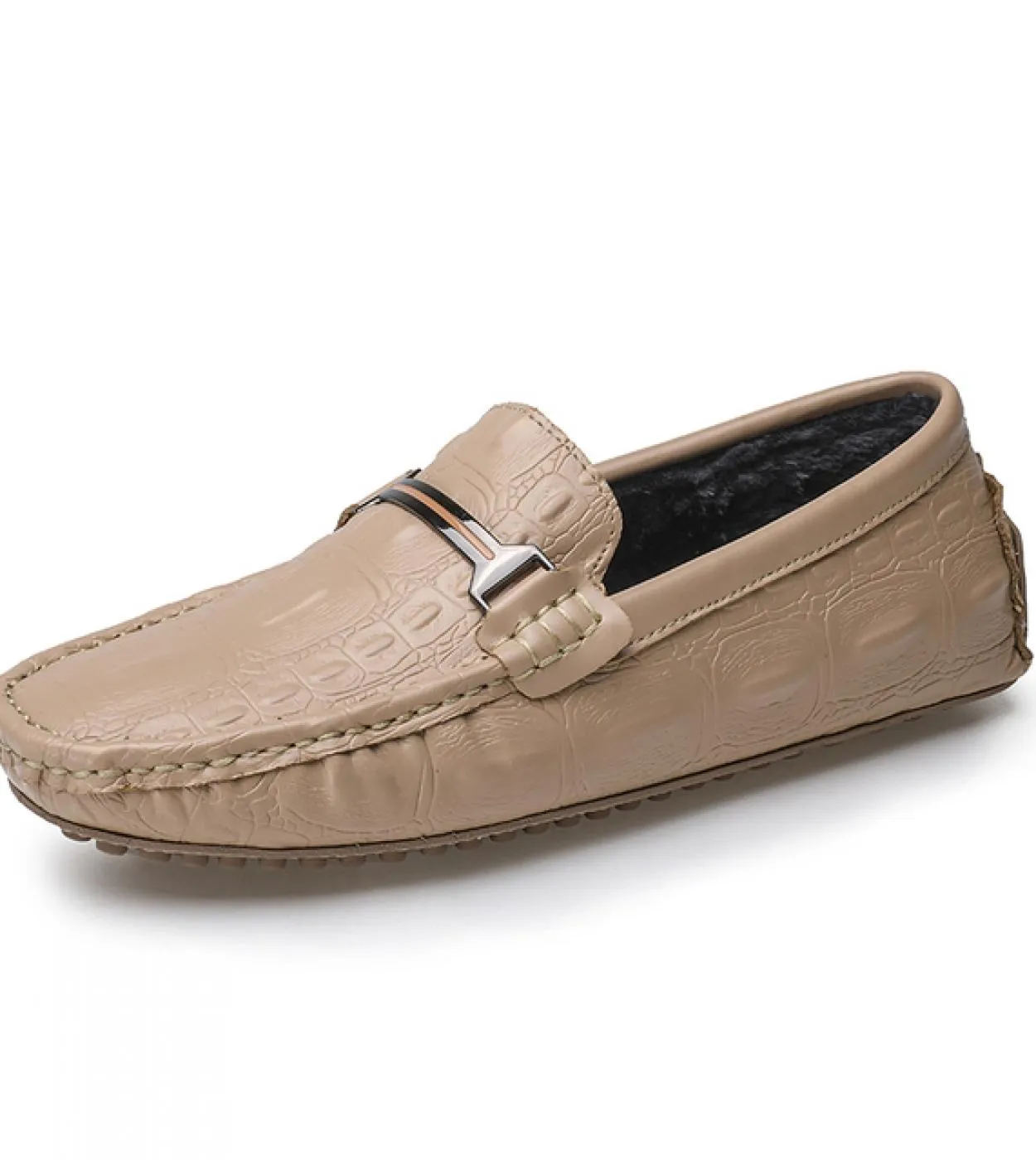 Mocassino Scarpe Uomo Inverno Slip On Scarpe firmate da uomo Sneakers casual in pelle Mocassino Nero Bianco Rosso Scarpe da guid