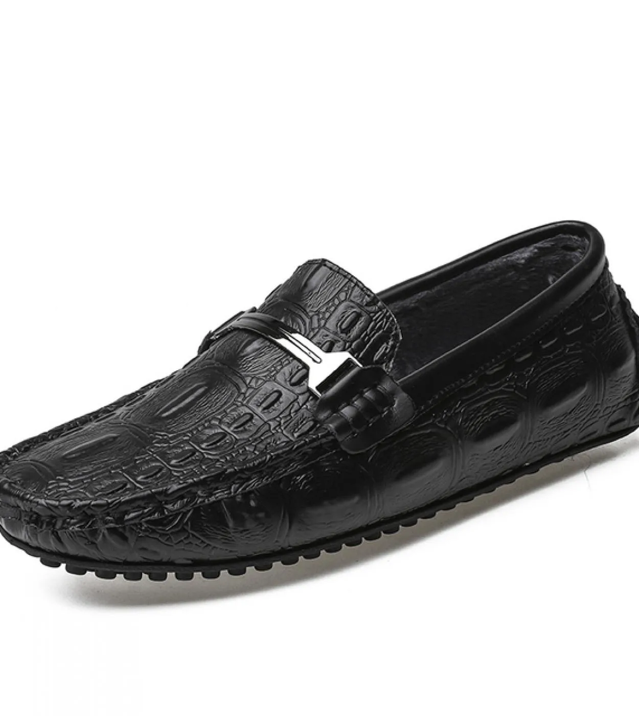 Mocassino Scarpe Uomo Inverno Slip On Scarpe firmate da uomo Sneakers casual in pelle Mocassino Nero Bianco Rosso Scarpe da guid