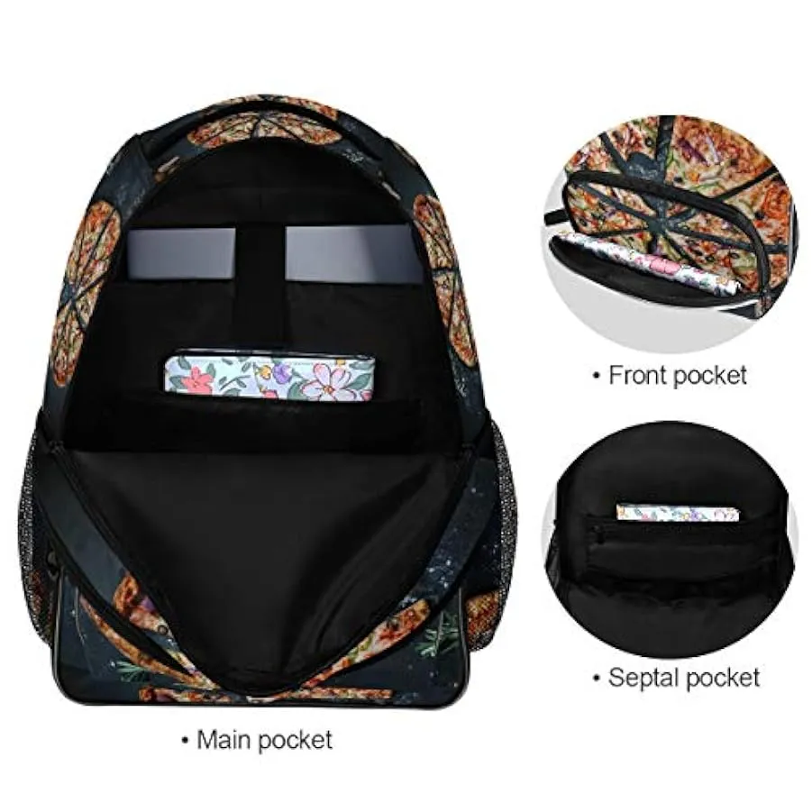 Montoj, zaino da viaggio per la scuola e il viaggio, zaino casual per affari, università, donne, uomini, grigio, adatto per lapt