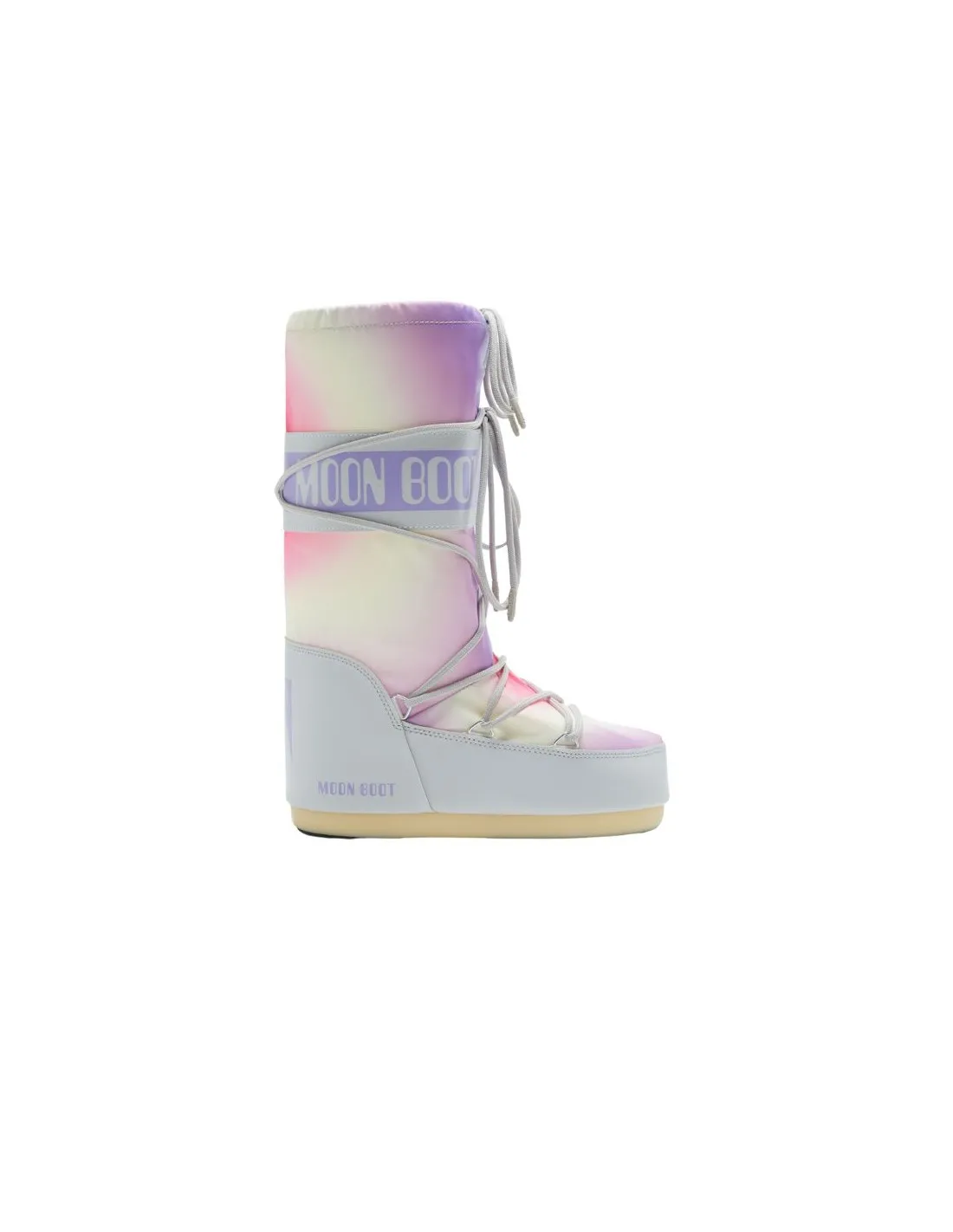 Moon Boot Icon Tie Dye Glacier Grey