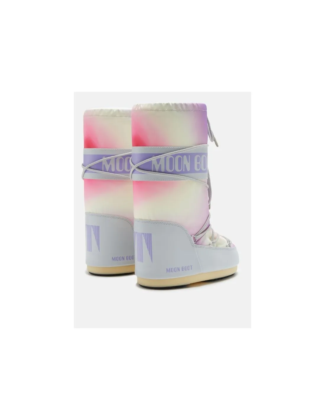 Moon Boot Icon Tie Dye Glacier Grey
