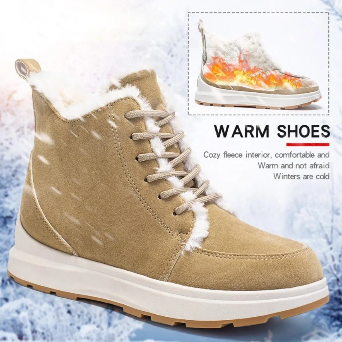 Nuove zeppe stivaletti da neve inverno casual caldo cerniera laterale scarpe con plateau per donna peluche antiscivolo calzature