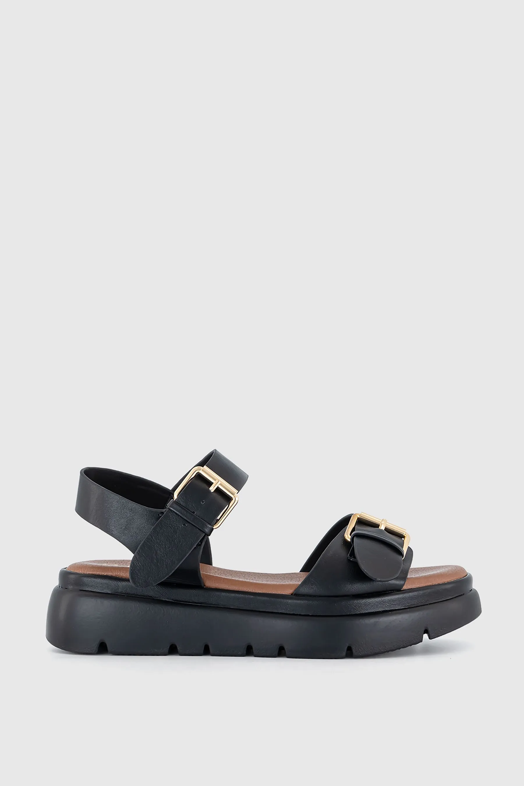 Office - Sandali flatform con fibbia