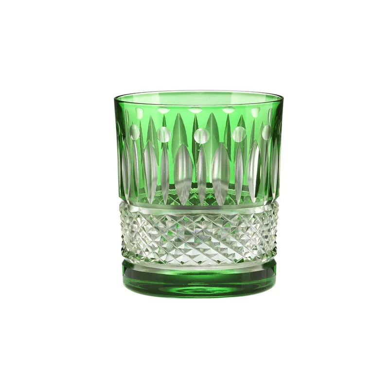 Onlylux Provenza tumbler h.10 cm verde 6 pz