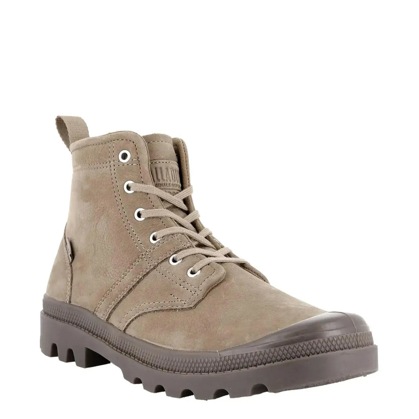 Palladium Stivale Pampa Hi Alte Uomo, Lacci, Nabuk, Grigio