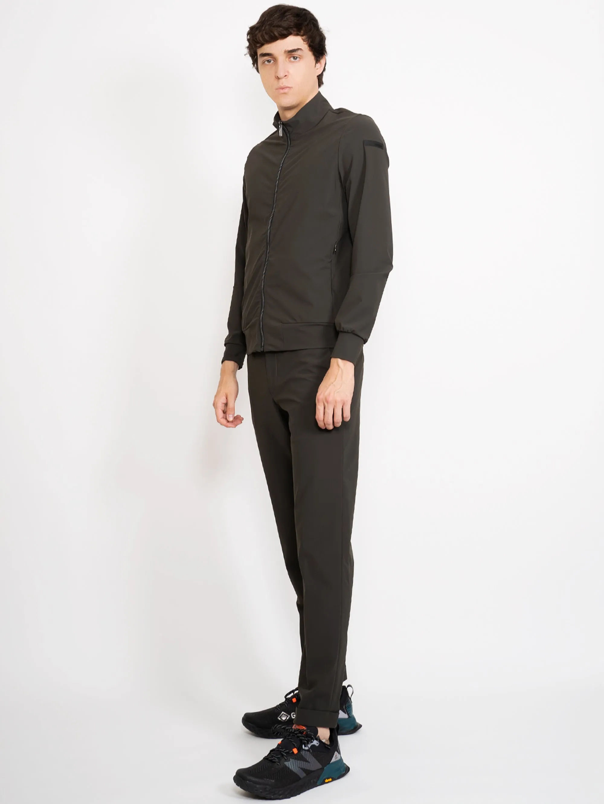 Pantalone in Tessuto Tecnico Verde