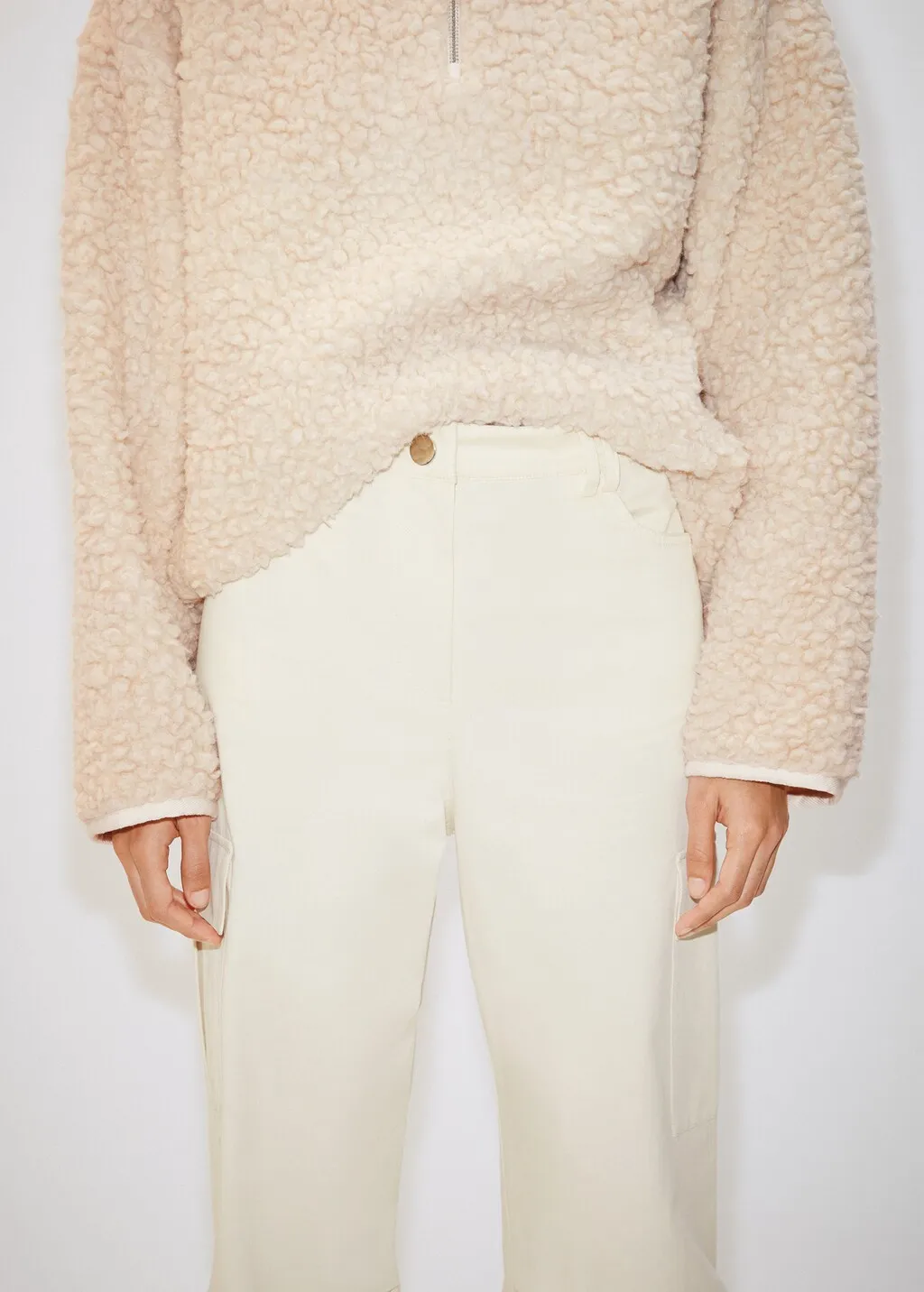 Pantaloni cargo cotone