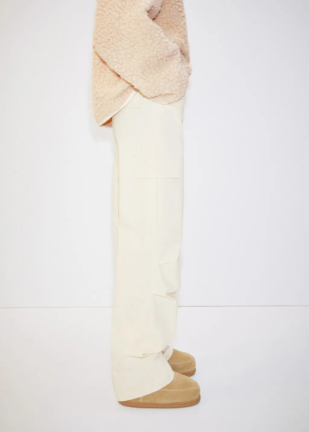 Pantaloni cargo cotone