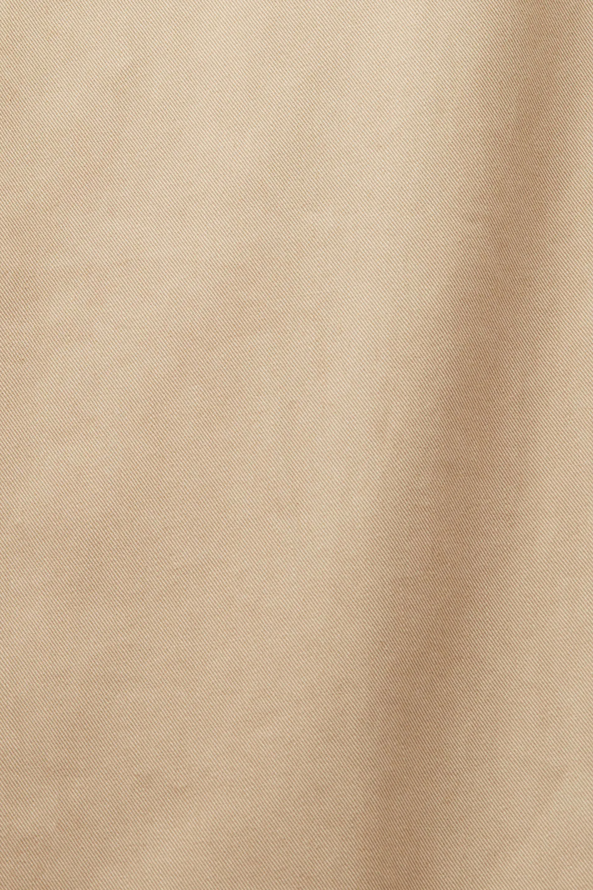 Pantaloni chino con cintura fissa, 100% cotone