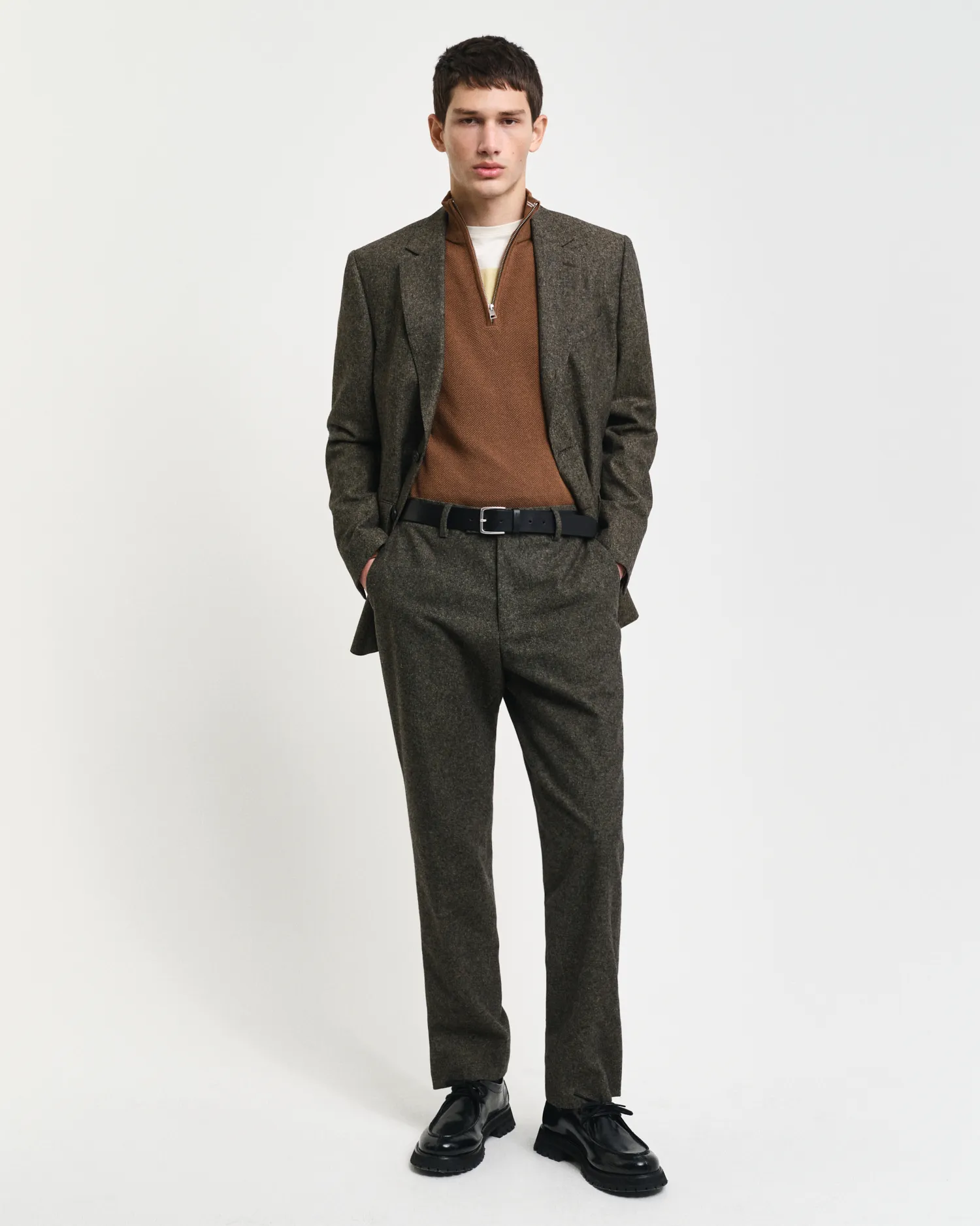 Pantaloni da abito in Donegal slim fit    