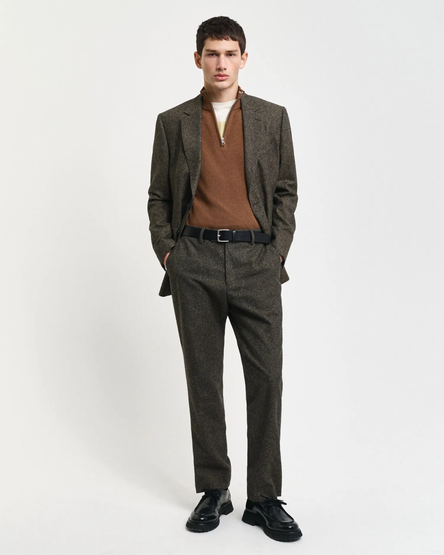 Pantaloni da abito in Donegal slim fit    