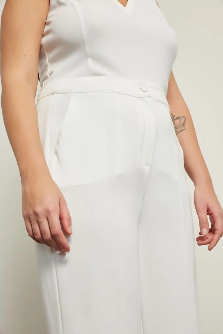 Pantaloni dritti in cady