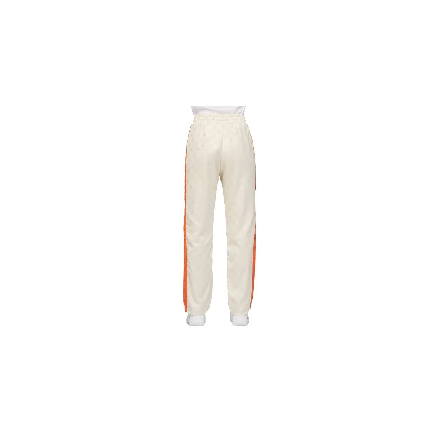 Pantaloni FILA Halle satin track Donna Beige e arancione
