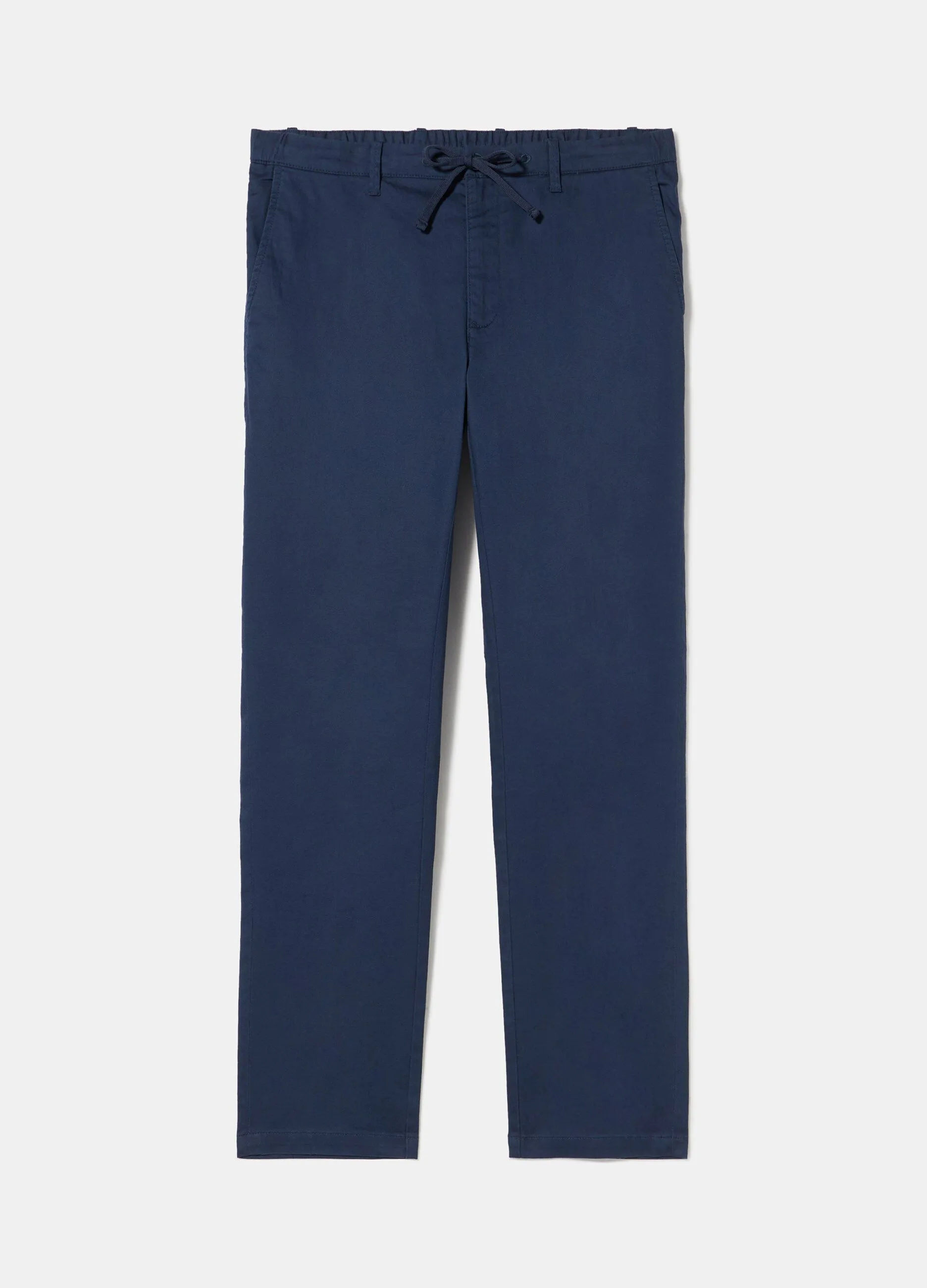 Pantaloni Rumford chino in misto lino uomo