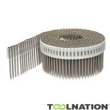 Paslode Fijaciones 392904 Chiodo in bobina IN-TAPE 2,5 X 65 Anello zincato 7.800 pezzi