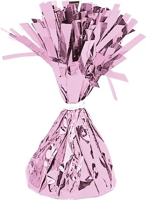 Peso per palloncini rosa metallizzato
