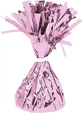 Peso per palloncini rosa metallizzato