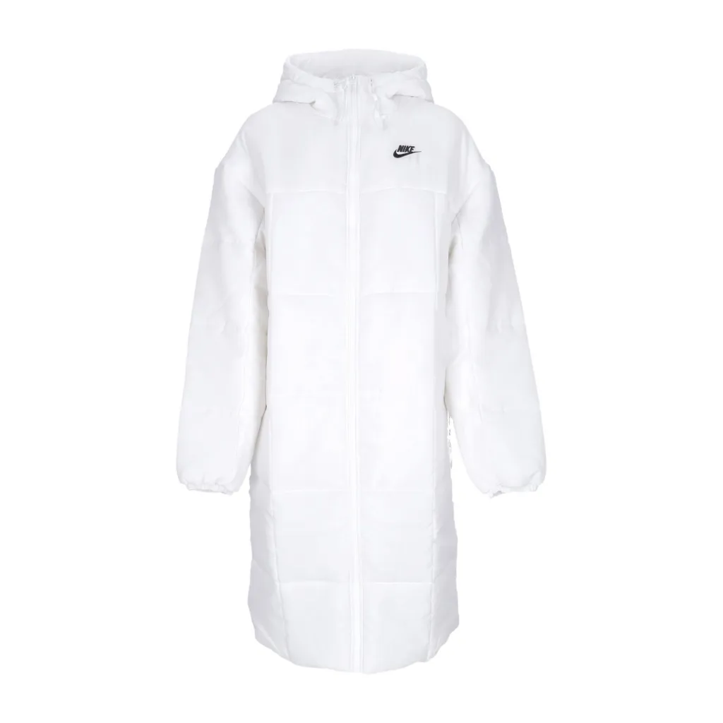 piumino lungo donna w thermic classic parka WHITE/BLACK
