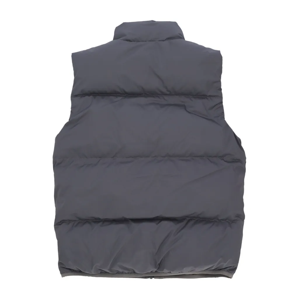 piumino smanicato uomo club puffer vest IRON GREY/WHITE