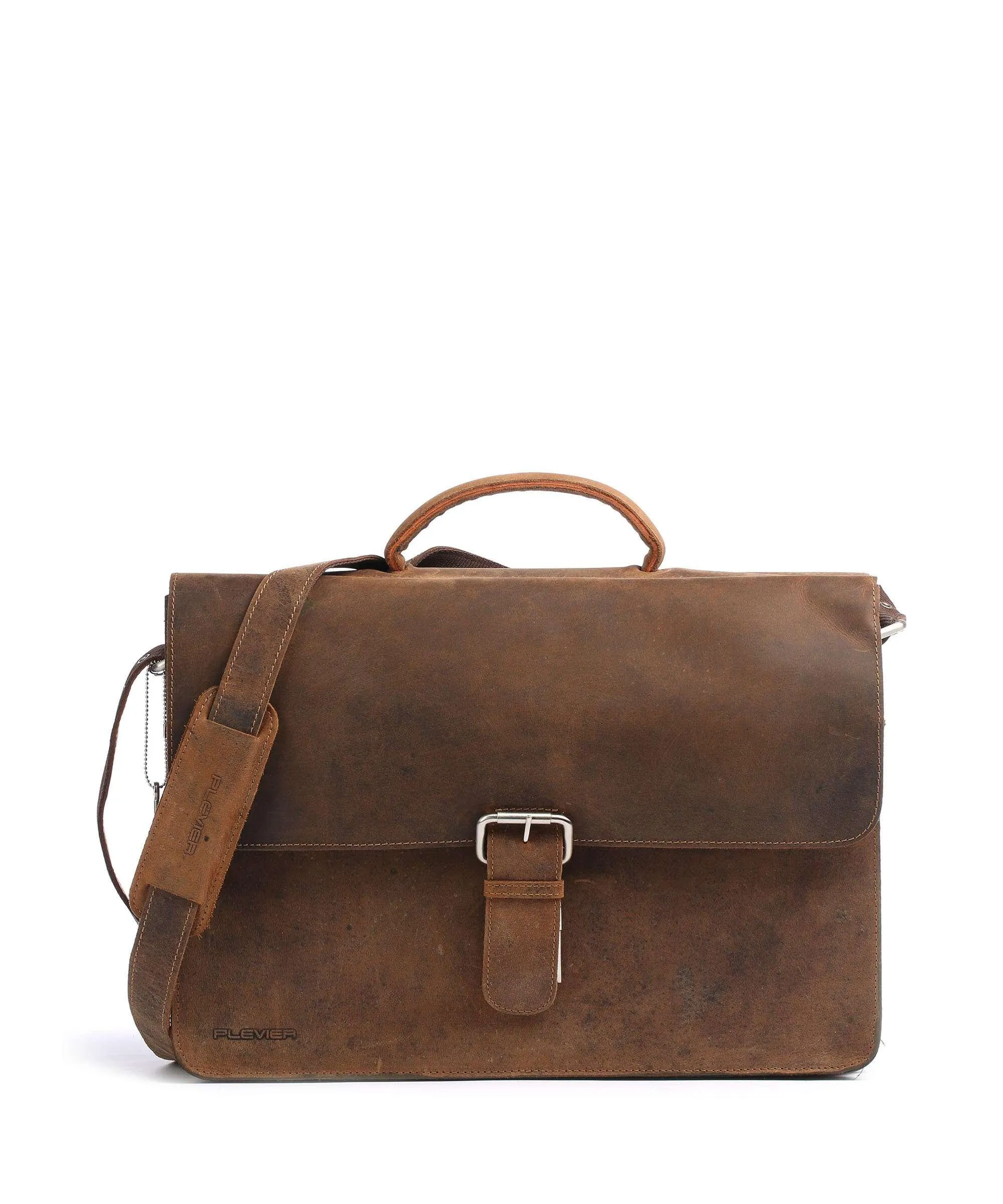  Plevier Retro Cartella 17″ pelle marrone  