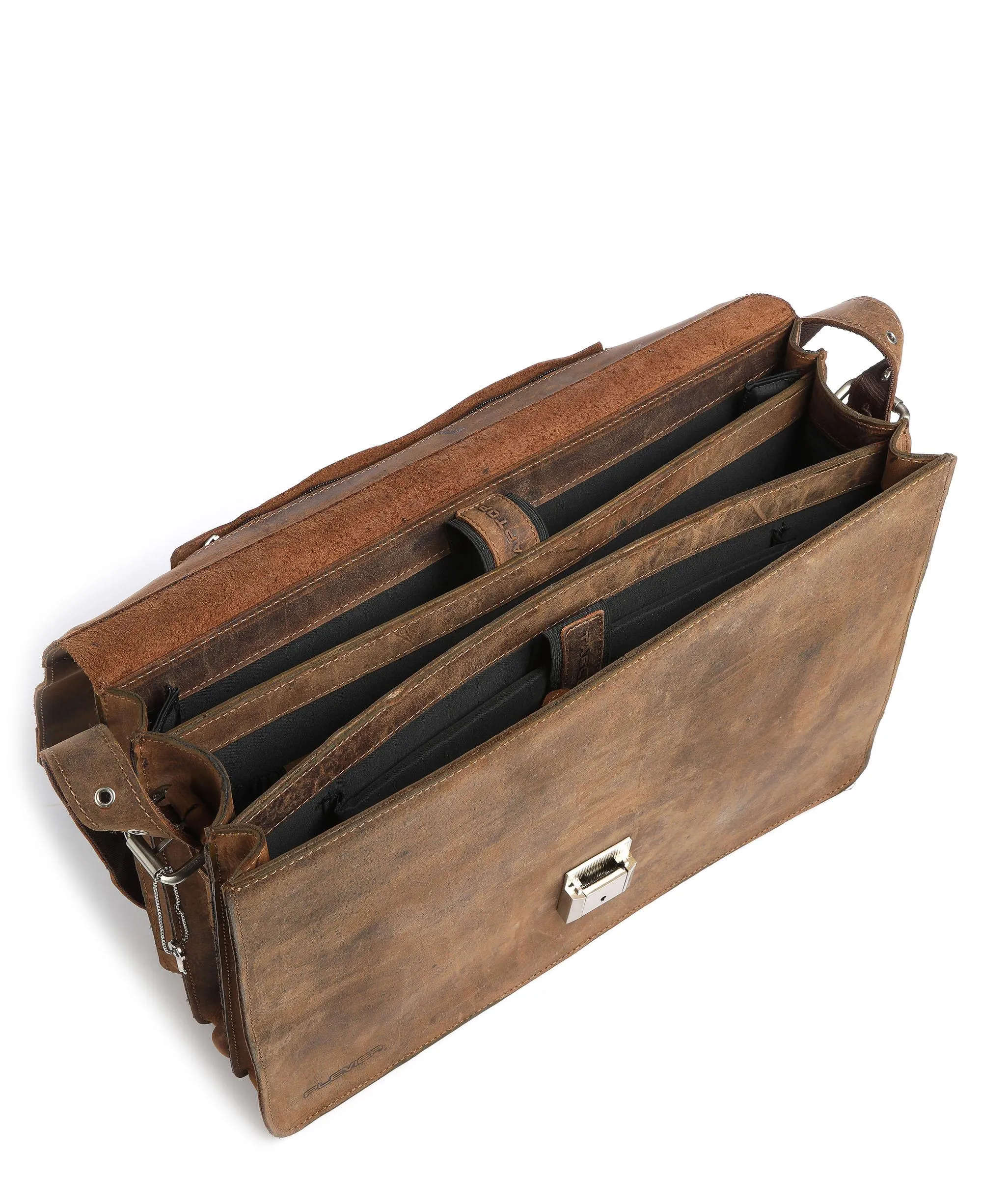  Plevier Retro Cartella 17″ pelle marrone  