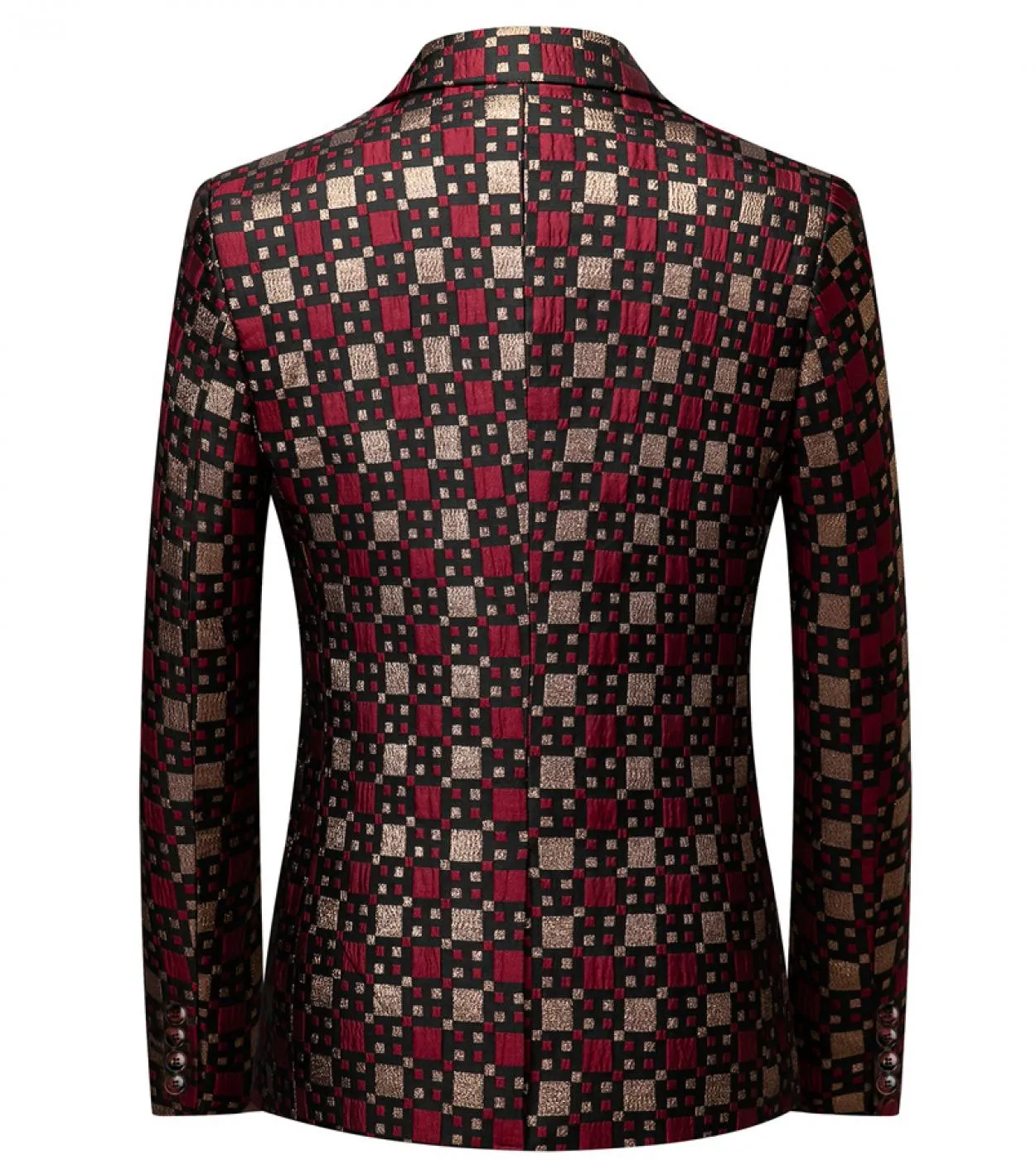 Plyesxale Blazer da uomo Nuovo arrivo Giacca da blazer bordeaux di alta qualità Costume Homme 6xl Blazer da palcoscenico per uom