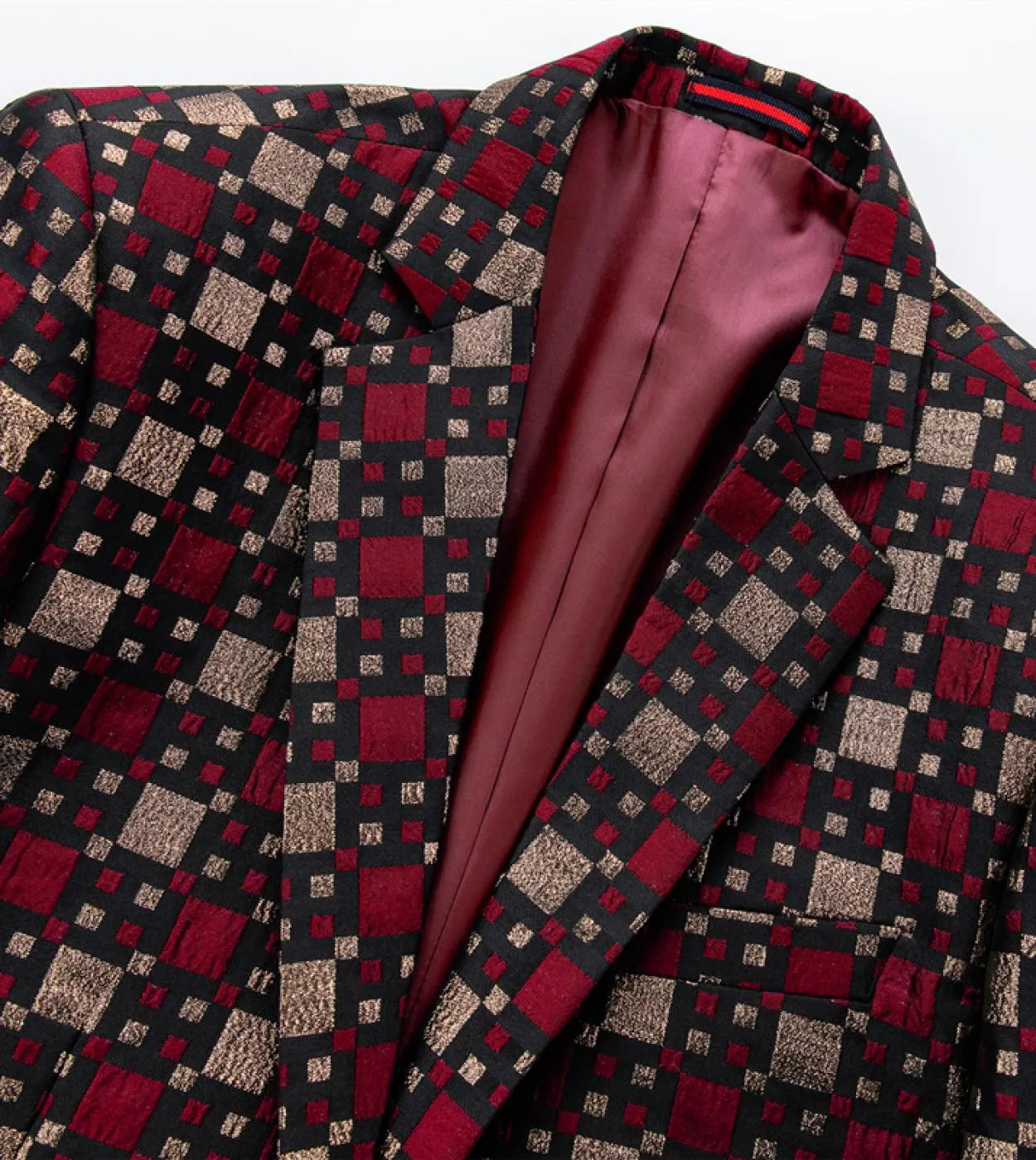 Plyesxale Blazer da uomo Nuovo arrivo Giacca da blazer bordeaux di alta qualità Costume Homme 6xl Blazer da palcoscenico per uom