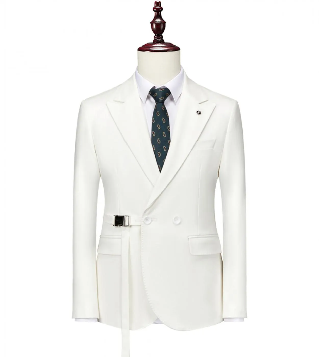 Plyesxale Elegante blazer bianco rosso giallo per uomo di grandi dimensioni Nuovo stile Slim Fit Giacca da sposa Blazer Prom Sta
