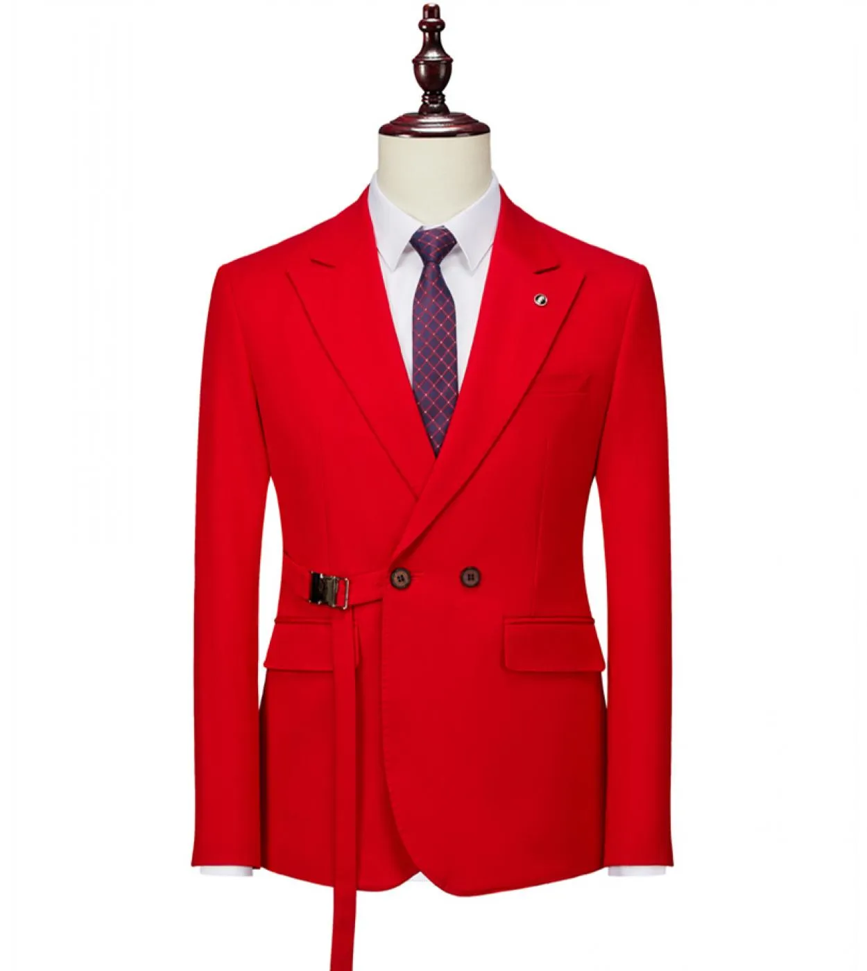 Plyesxale Elegante blazer bianco rosso giallo per uomo di grandi dimensioni Nuovo stile Slim Fit Giacca da sposa Blazer Prom Sta