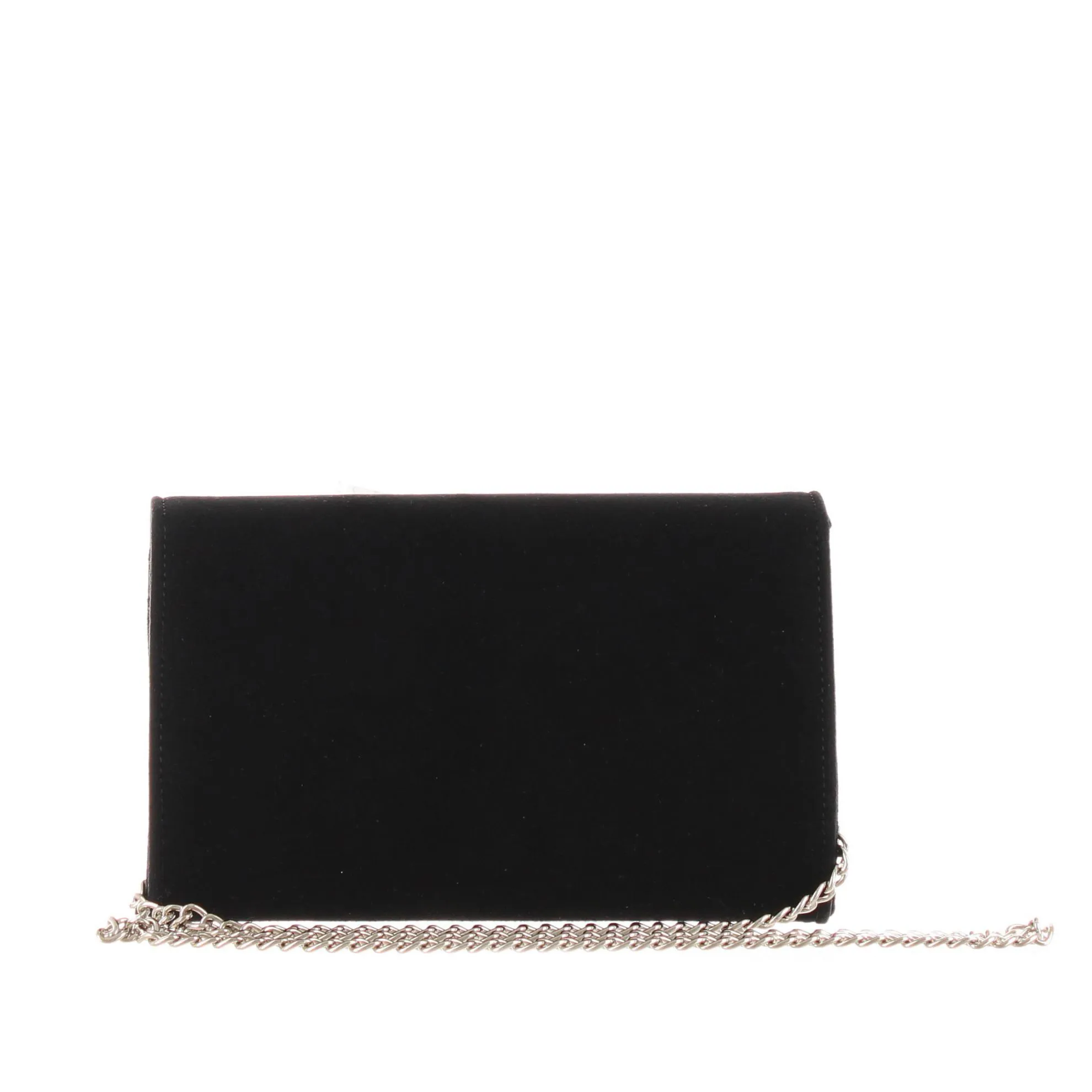 Pochette in camoscio con fibbia
