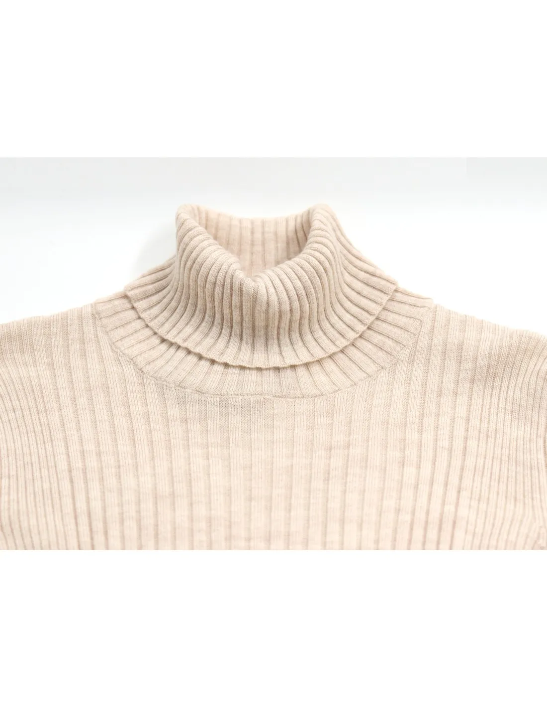 PULL DONNA A COLLO ALTO IN 100% LANA MERINO
