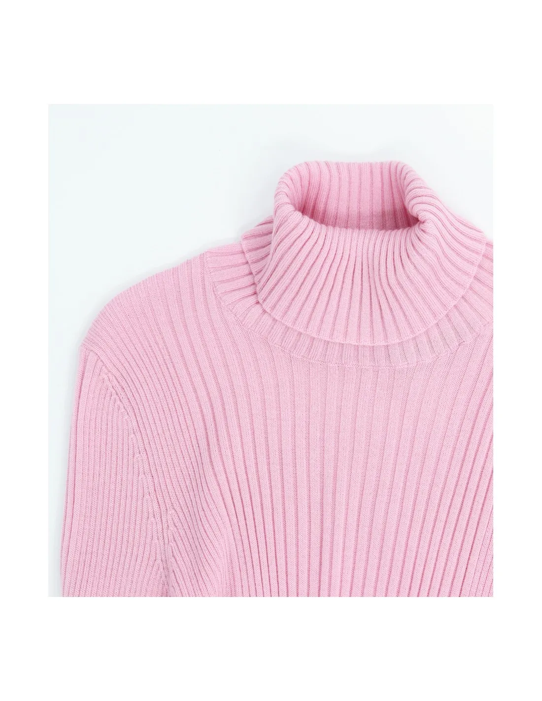 PULL DONNA A COLLO ALTO IN 100% LANA MERINO