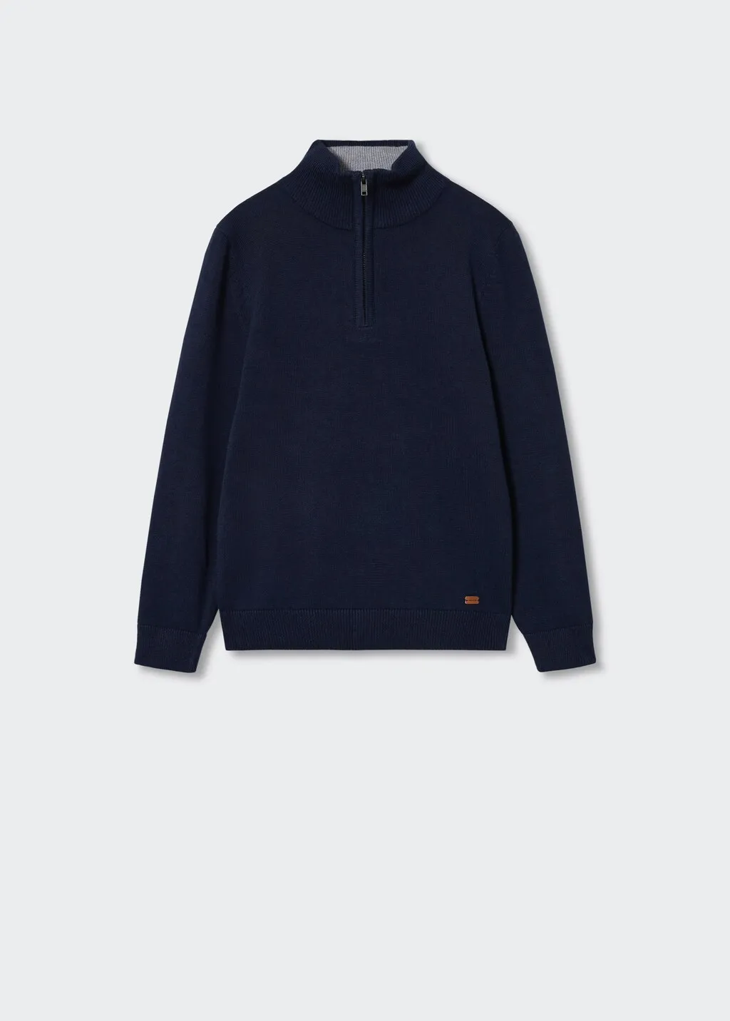 Pullover collo zip