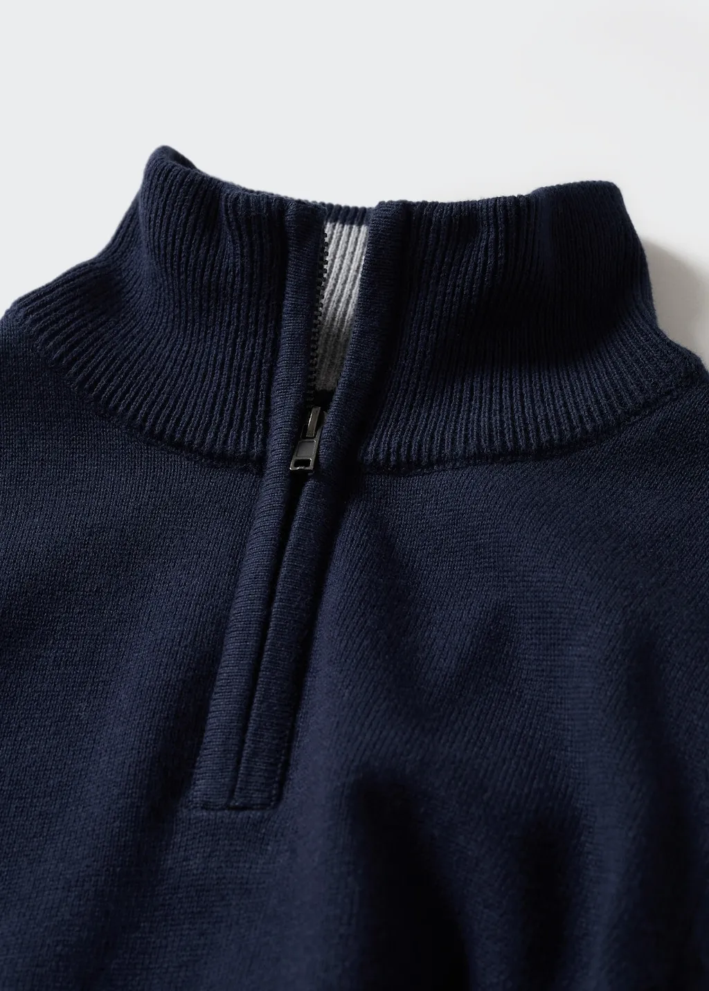 Pullover collo zip
