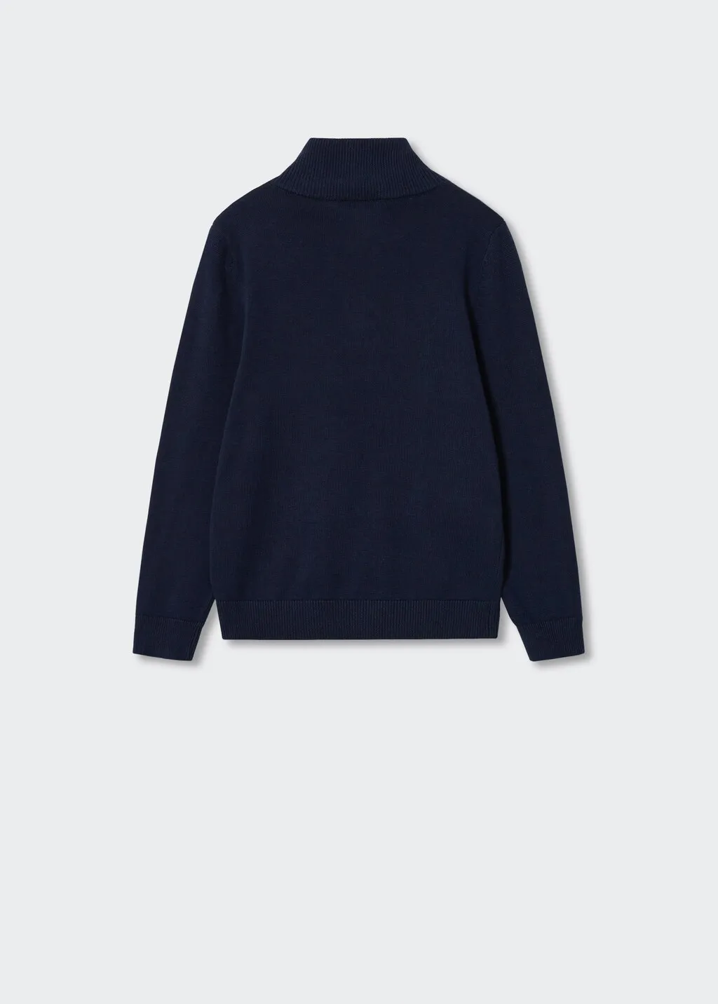 Pullover collo zip