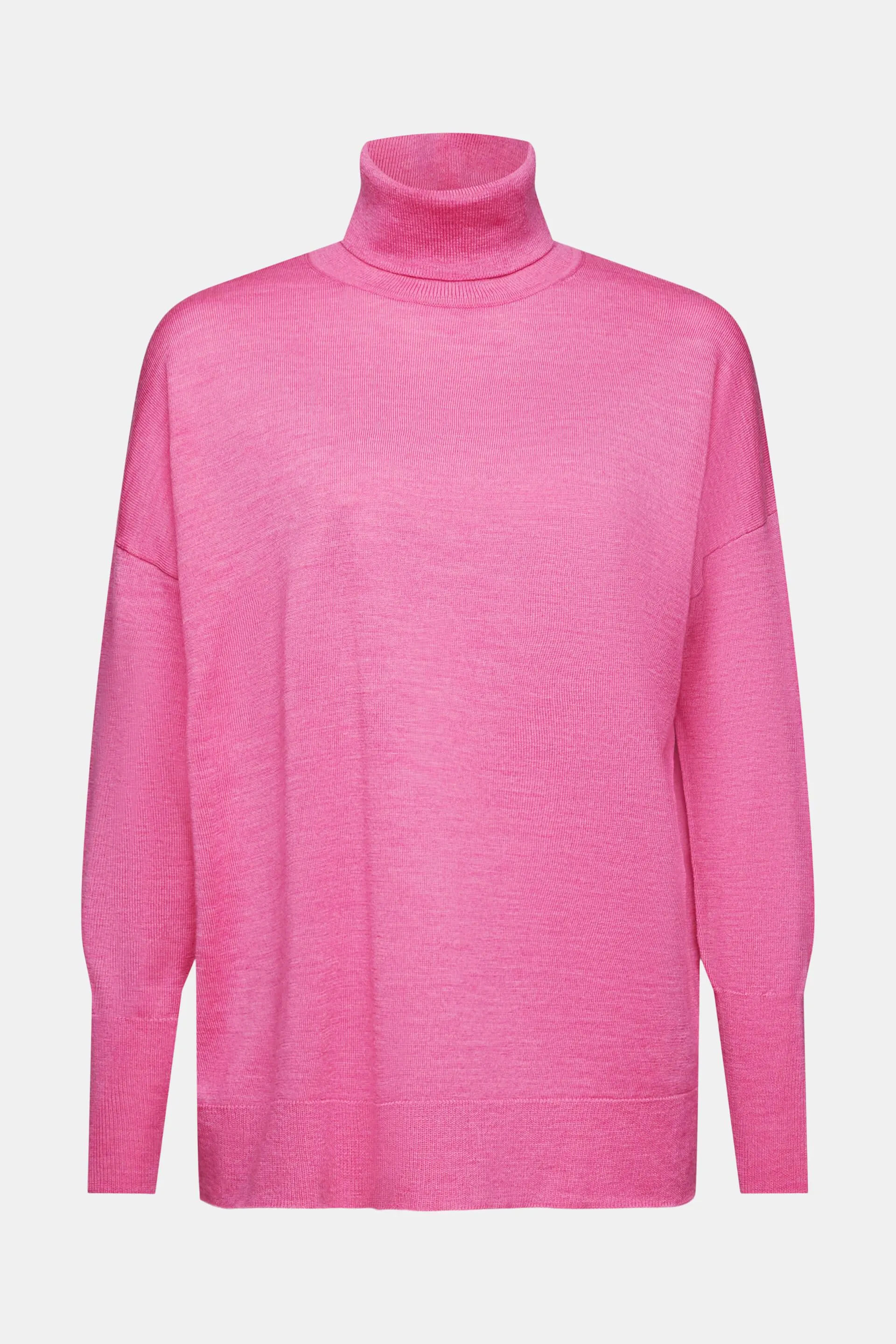 Pullover dolcevita oversize in lana