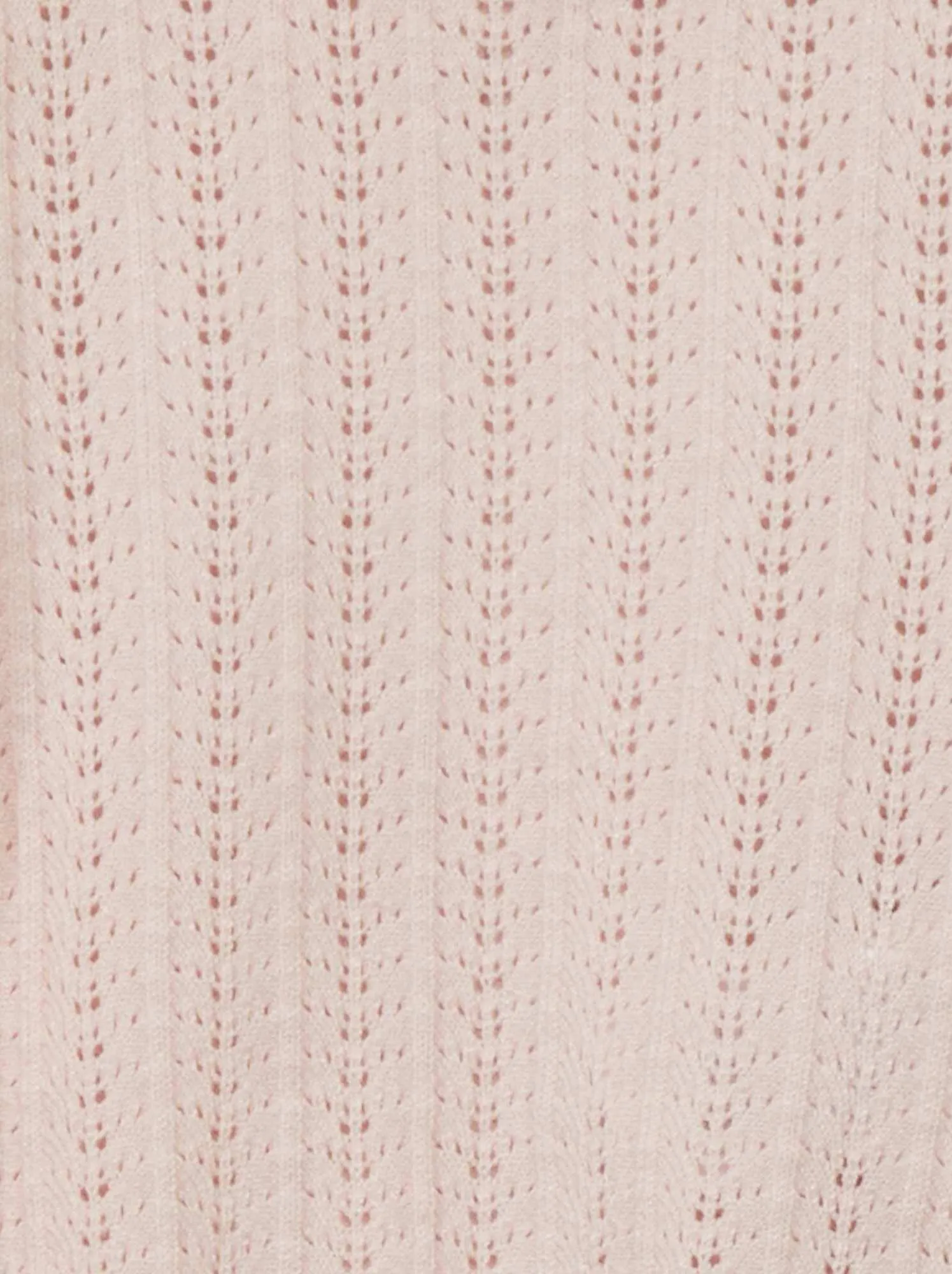 Pullover in maglia traforata - ROSA