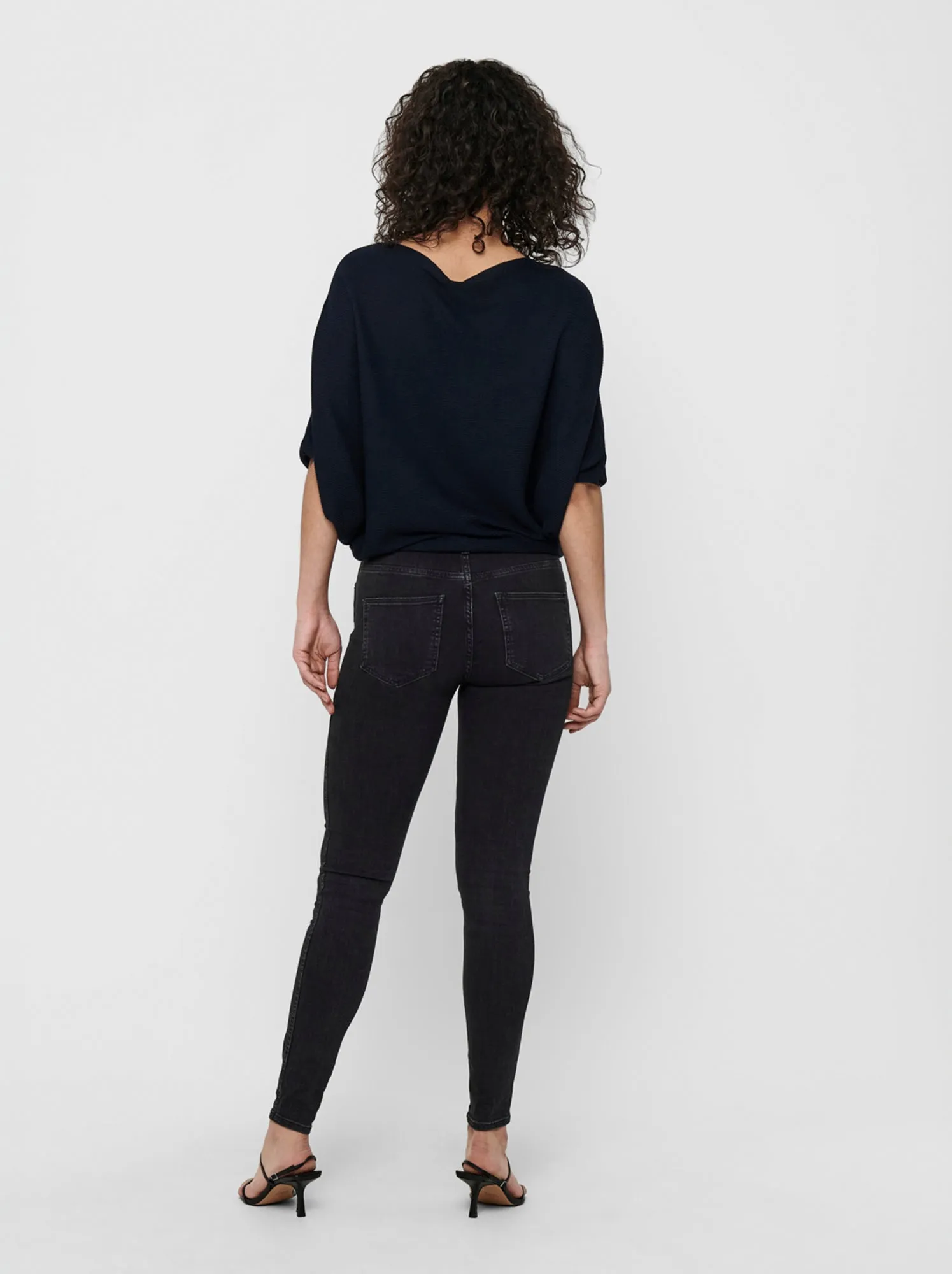 Pullover 'JDY' con maniche a pipistrello - BLU
