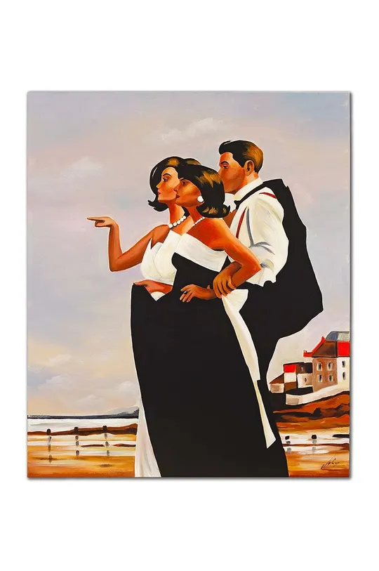 riproduzione dipinta ad olio Jack Vettriano, The Missing Man II