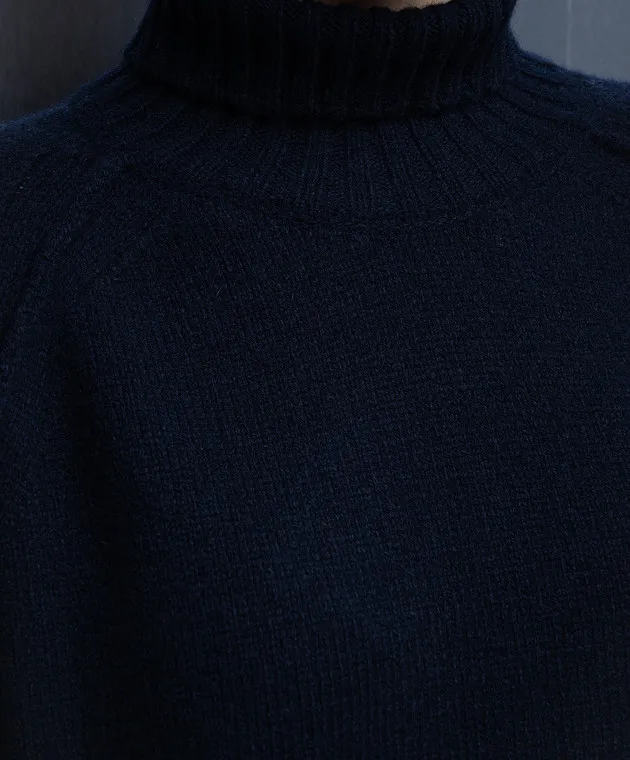 Rohe Maglione blu in lana e cashmere 40923112
