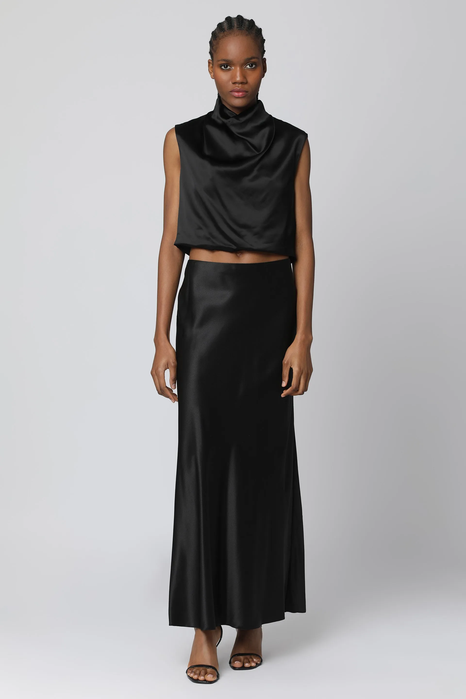 Saint Laurent Gonna in seta