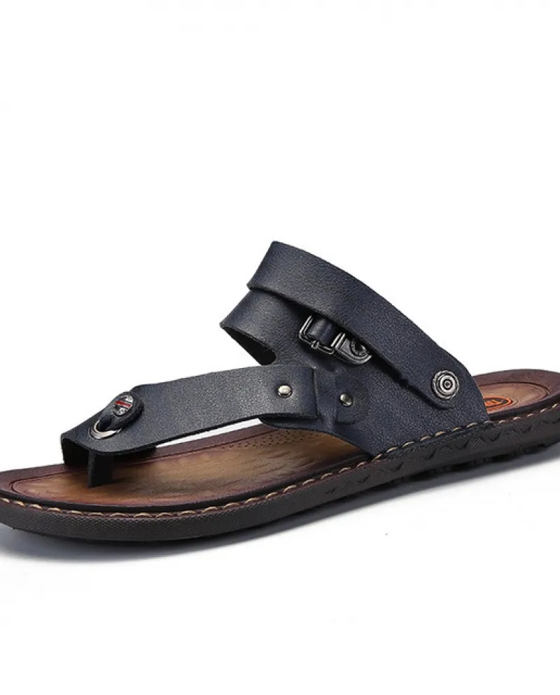 Sandali da uomo Open Toe Slip On Scarpe casual da uomo Pantofole da uomo Roma